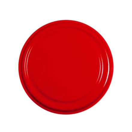 Piros befőttesüveg-tető – 82 mm