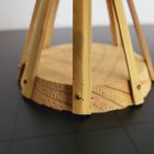 Asztal bambusz fáklya