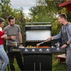 Gázgrill 4+1 gázégővel - 15 kW