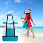 Termorekeszes strandtáska - kék