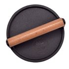 Öntöttvas húsprés, húsvasaló - 18 cm kerek