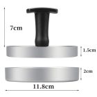 Alumínium hamburger húspogácsa készítő