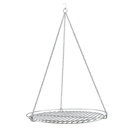 Rozsdamentes Grillrács 60cm + lánc