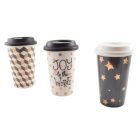 Kerámia bögre fedővel