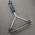 Grillrács tisztító kefe - bronz