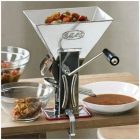 Paradicsom- és szőlődaráló – rozsdamentes acélból, 30 cm