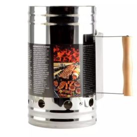 Faszénbegyújtó hordó - rozsdamentes