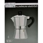 3 személyes kotyogós kávéfőző - aluminium, fényes