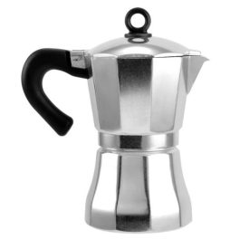 6 személyes kotyogós kávéfőző - aluminium, fényes