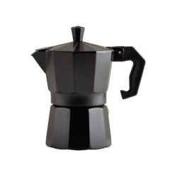 3 személyes kotyogós kávéfőző - fekete