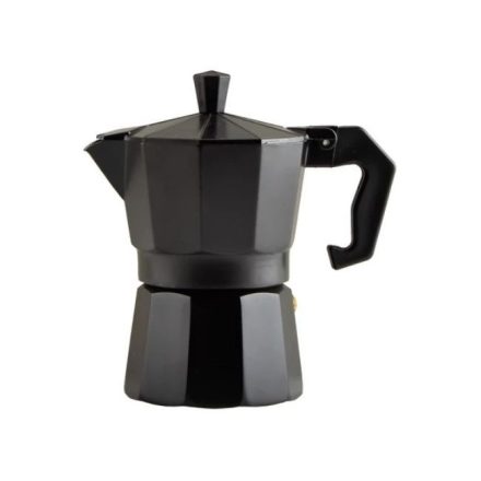 3 személyes kotyogós kávéfőző - fekete
