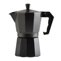 6 személyes kotyogós kávéfőző - fekete