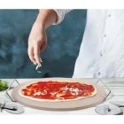 Pizzakő pizzavágóval - 33 cm