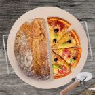 Pizzakő pizzavágóval - 33 cm