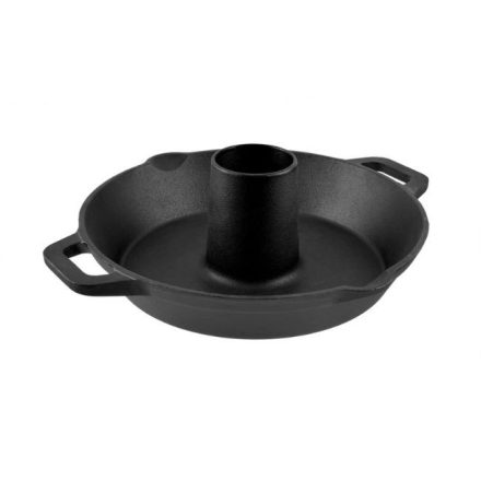 Öntöttvas grillcsirkesütő állvány - 28 cm