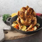 Öntöttvas grillcsirkesütő állvány - 28 cm