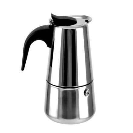 4 személyes rozsdamentes kávéfőző