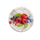 Gyümölcsös befőttesüveg-tető – 82 mm, 10 db/cs