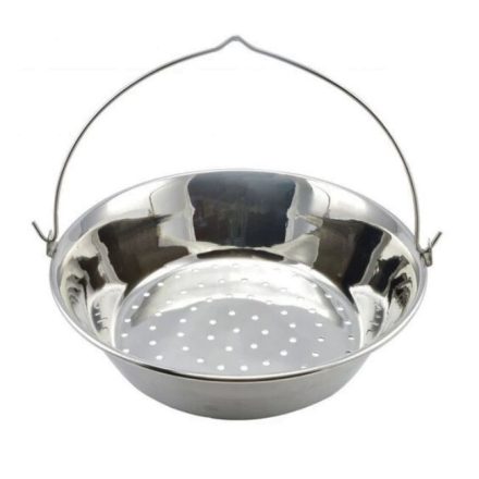 Rozsdamentes abálókosár – 40 cm
