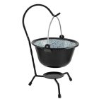 Állvány tálaló bográcshoz - fekete