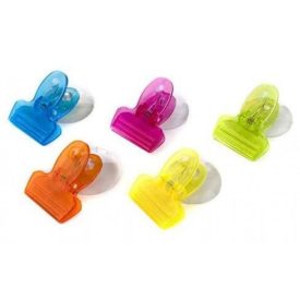 Tapadókorongos zacskózáró csipesz  - 5 darab