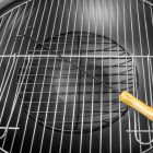 Kerti faszenes grillsütő fedéllel