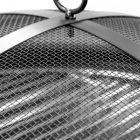 Kerti faszenes grillsütő fedéllel