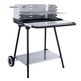 Szögletes faszenes grillsütő