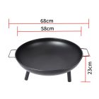 Hordozható tűzrakó 58cm