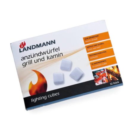 Grill- és kandallógyújtó kocka - paraffin alalpú