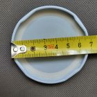 Fehér befőttesüveg-tető – 66 mm